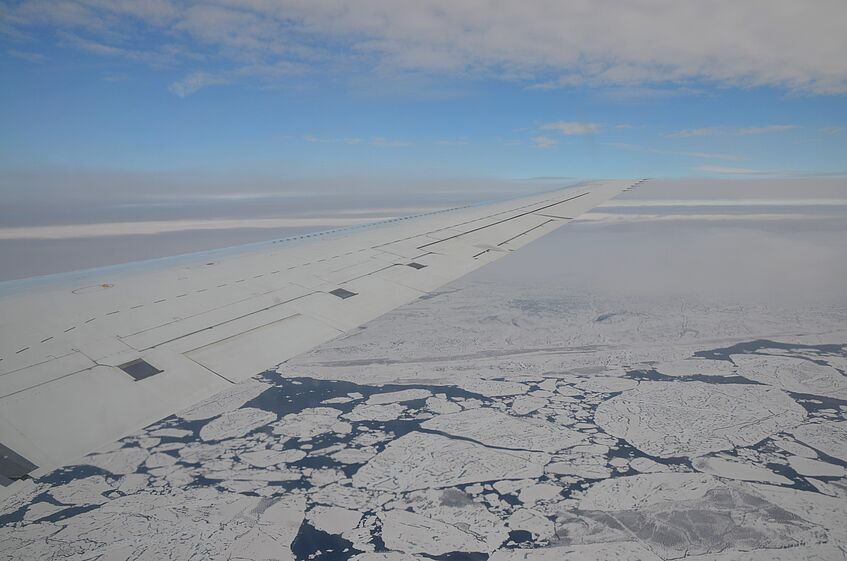 Floating ice sheets in the Beaufort Sea
