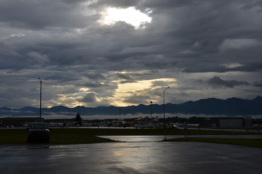 A rainy day in Alaska