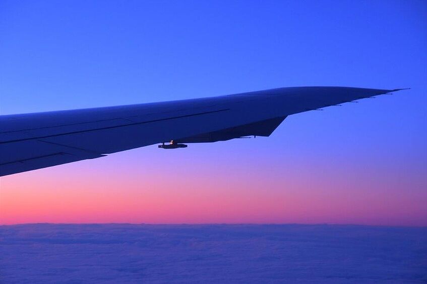 The CAPS instrument in the early morning sun over the southern Atlantic Ocean